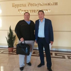 Андрей Попков и Алдар Джангарович Доржиев, министр туризма Республики Бурятия